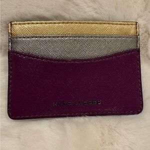 Marc Jacobs Tri-Color Card Holder
